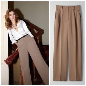 Aritzia Wilfred effortless pant taupe 00 brand new.